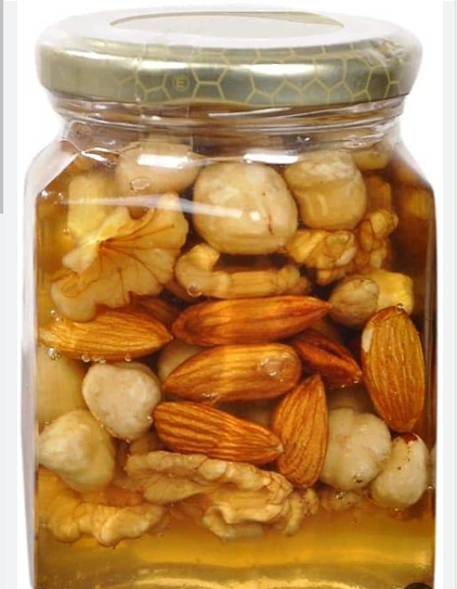 عسل بالمكسرات سوري 500  جم