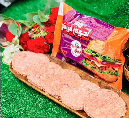 برجر لحم سادة جامبو فريش 500جم