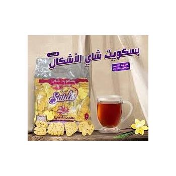 بسكويت شاي اشكال صيدا(فانيليا)