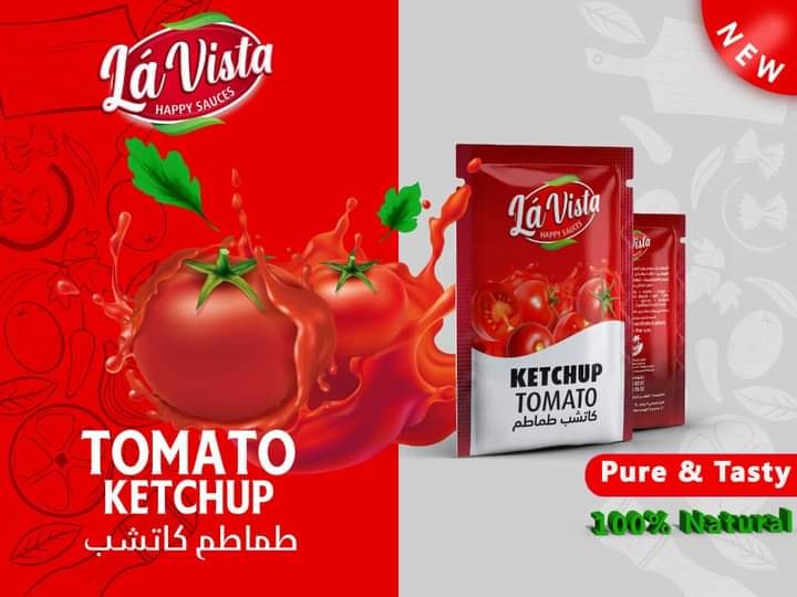 كاتشب 1000 ظرف لافيستا 