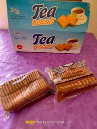 بسكويت شاي مربع صيدا(فانيليا) 10 كيس